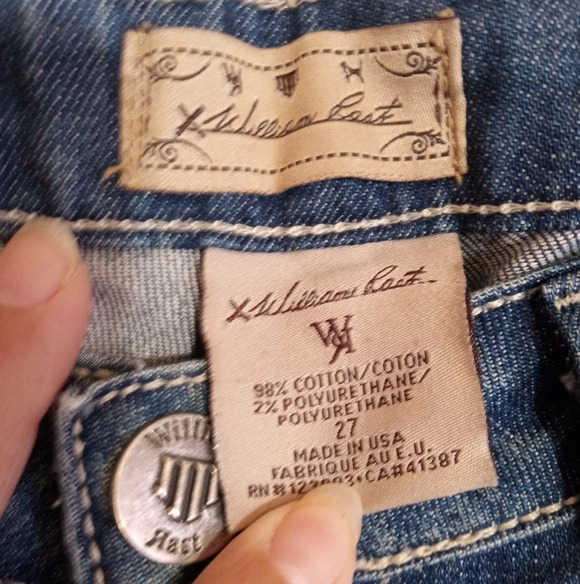 William Rast Daisy Super Flare jeans GUC women size 27 - Picture 4 of 9